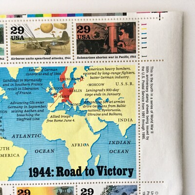 1944:ROAD TO VICTORY UNITED STATES, 1994 WW II COMMEMORATIVE TEN