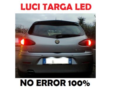 COPPI LUCI TARGA PER ALFA MITO T10 W5W 6 LED - Foto 5