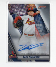 2019 Bowman's Best Best of '19 Autographs Zack Thompson #B19-ZT