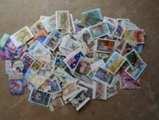 Collection lot 155 different stamps of Australia - all 1990s era