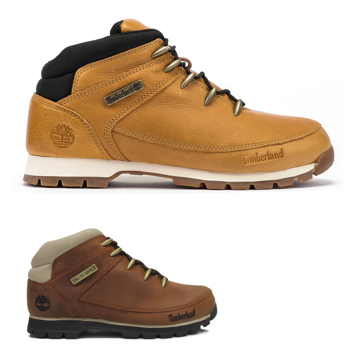 Timberland Mens Boots Euro Sprint Mid Hiker Lace-Up Ankle Leather