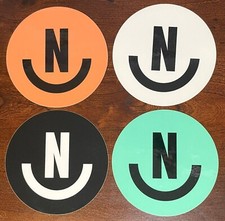 Neff Headwear Sticker 4 In Round Snow Surf Skate Decal