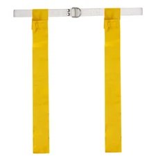 24 NEW Champion Sports Flag Football Set yellow belts w/ 17" flags 46" belt