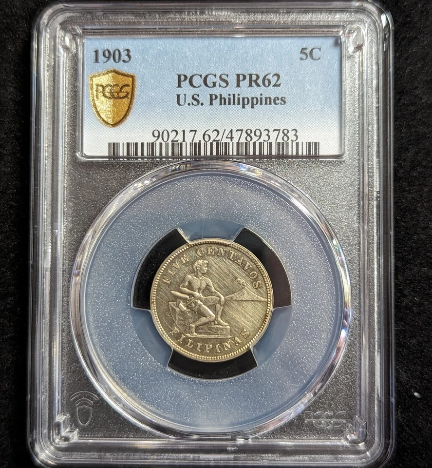1903 5C PCGS PR62 U.S. Philippines 90217.62/47893783 - Image 2 of 4