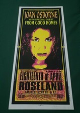Joan osborne screen printed poster Roseland ballroom nyc '96