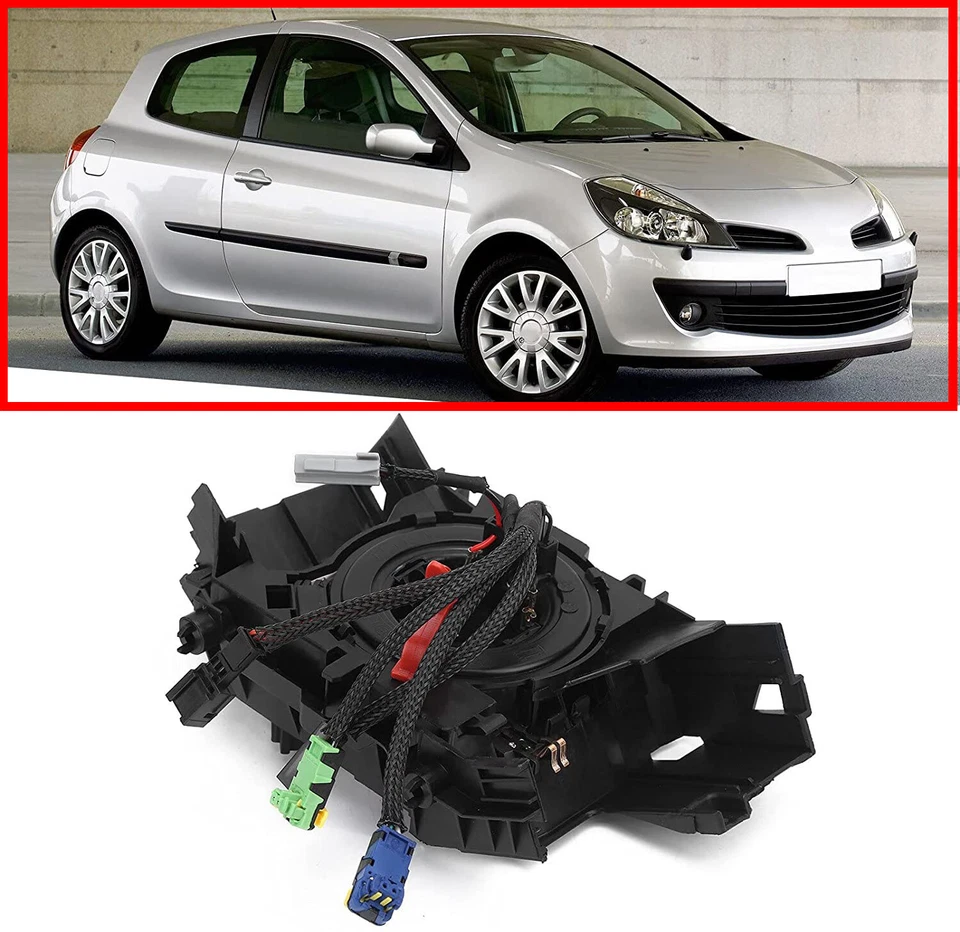 Contacteur Ressort Tournant Prevu Pour Clio 3 2005 À 2012 7701071888 7701057094 - Photo 3/4