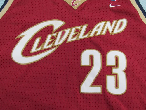 Lebron James #23 Cleveland Cavaliers Wine Nike Stitched Jersey 3XL XXXL - Picture 3 of 10