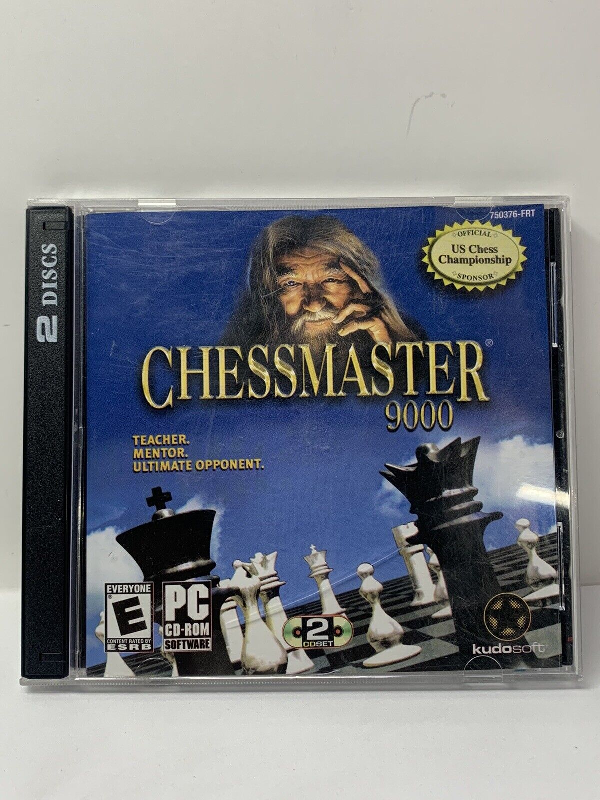 Chessmaster 9000 PC CD Rom Two Disc Ubi Soft Jewel Case Edition