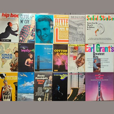 Vintage 18 LP Lot #266: Jazz Dixieland Pop & Easy Listening VG Or Better Vinyl
