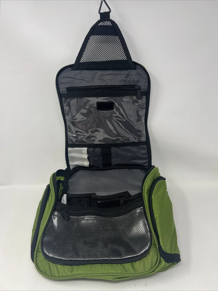 Eddie Bauer Travel Bag Lime Green Lots of Pockets Great Carry On Versatile - Image 2 of 4