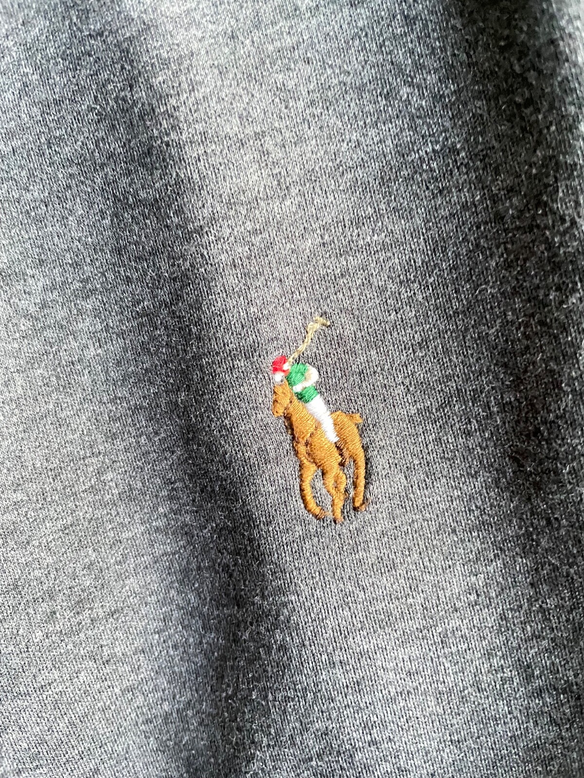 polo ralph lauren camicia uomo classica manica corta taglia M grigio carne pony preppy