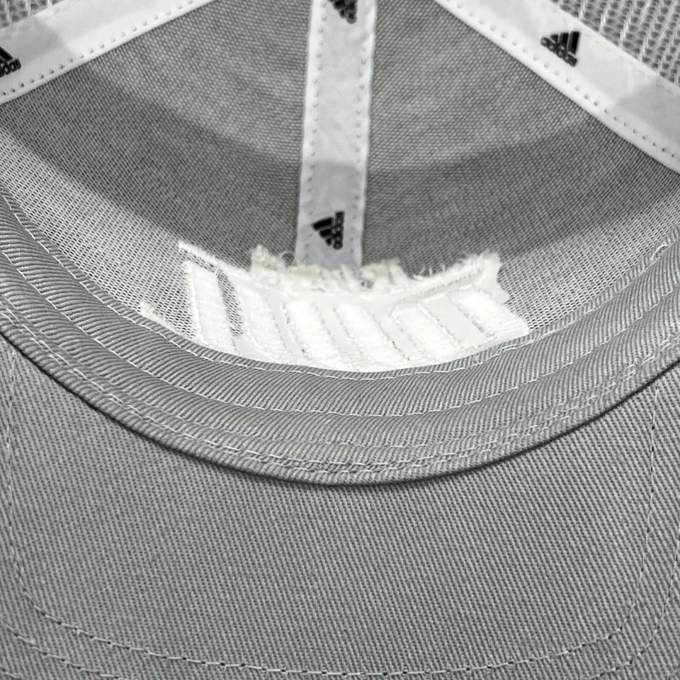 Gorra de camionero Rice Owl Club Adidas Snap-Back unisex azul marino/blanco usada de malla NCAA Foto 4 de 4