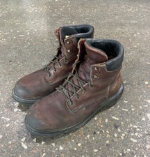 Red Wing Leather Boots Mens Size 9.5 SuperSole Stock 606 Made In USA EH (E2)