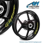 Wheel Decal 17'' Rim Sticker Tape Set For Suzuki Hayabusa GSX1300R 1999-2020