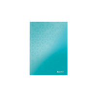 Leitz Notizbuch Din A5 Liniert Hardcover Eisblau Metallic 80 Seiten Schreibheft
