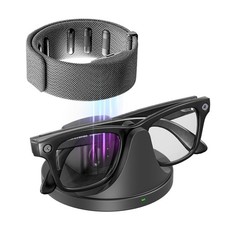 2-in-1 Charging Station Compatible with Ray-Ban Meta Display Smart Glasses & Met