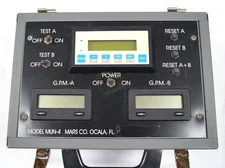 MARS Co Model Mun-4 Flow Meter Digital Missing Lid Untested PoR F132