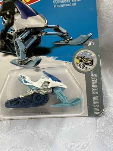 2017 Hot Wheels SNOW RIDE #21 US✰weiß/blau Ski✰SNOW STORMERS✰ Case B - Bild 3 von 6