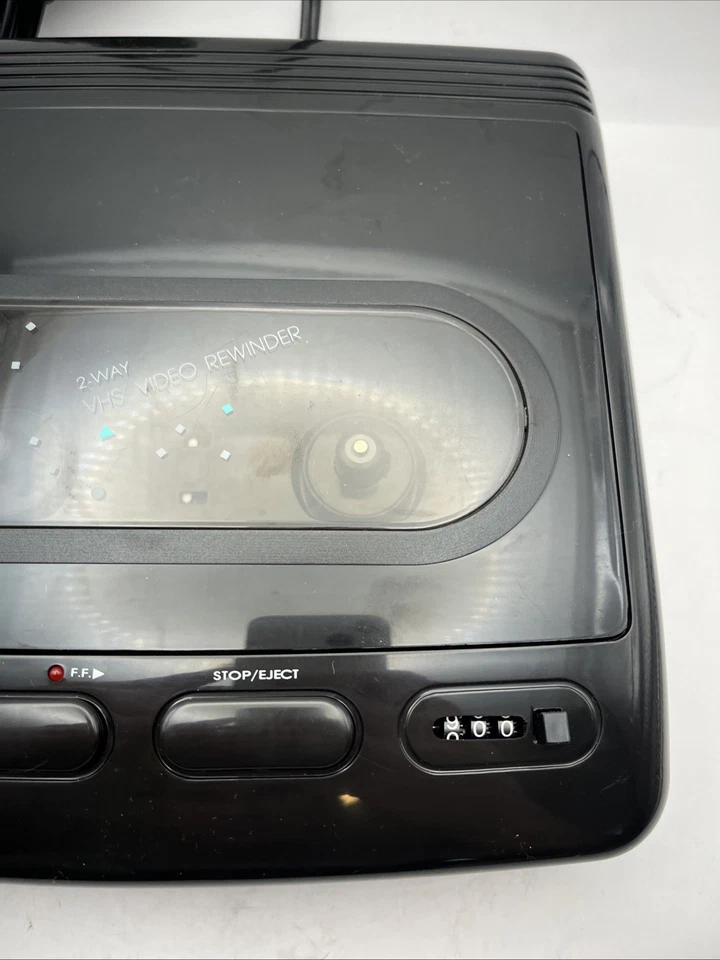 Kinyo VHS 1995 video rebobinadora de casete de 2 vías y probado hacia adelante funcionando 143687 Foto 3 de 4