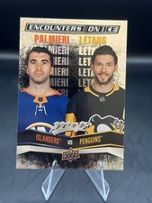 2022-23 Upper Deck MVP Encounters on Ice #EI-19 Palmieri Letang Penguins