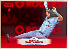 🔥2025 Topps Stadium Club Red Foil #143 Anthony Santander Toronto Blue Jays🔥