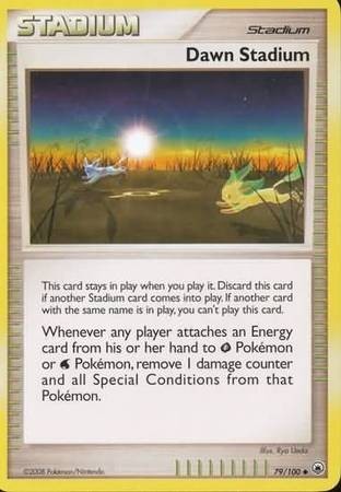 Dawn Stadium - 79/100 - Pokemon Majestic Dawn Non-Holo Card NM