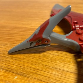 LEGO Jurassic World Pteranodon Minifigure Dinosaur 75915 & 10756 Red Grey