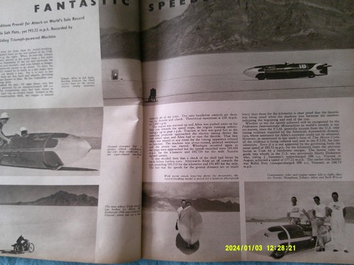 Motor Cycle Magazine Oct 6th 1955 Silverstone & Brands Road Races, NSU Quickly - Picture 11 of 17