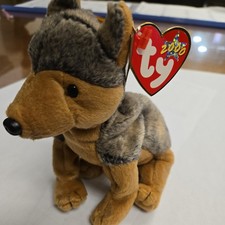 TY Beanie Baby - SARGE the German Shepherd Dog 6 inch - MWMTs Stuffed Animal
