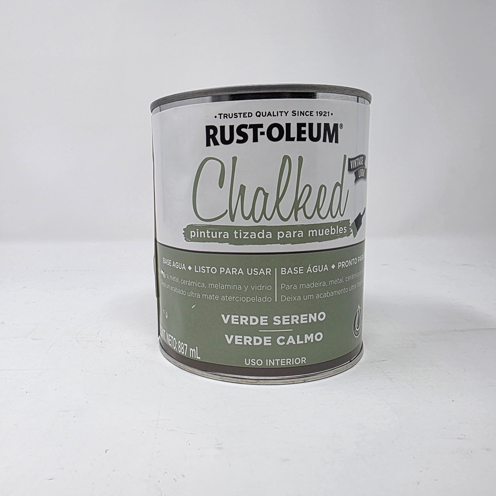 Rust-Oleum Chalked Ultra Matte Verde Sereno ( Serene Green) Chalk Paint Quart