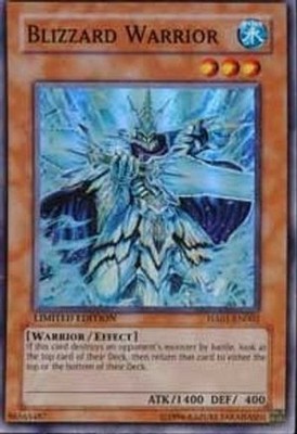 Yugioh - Blizzard Warrior (Super Rare) (Limited) - HA01-EN002 (P)
