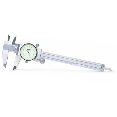 Insize 1311-200A Dial Caliper Shock Proof Range 0-200mm Graduation 0,01mm