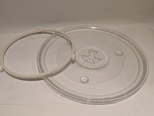 Universal Mikrowelle Glas Drehteller Platte D : 270 mm + Laufring Ersatzteil