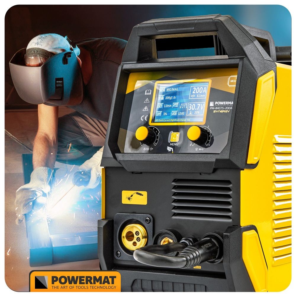 Poste a souder Powermat PM-IMGTS-200AL pour assembler et réparer l'aluminium en MIG