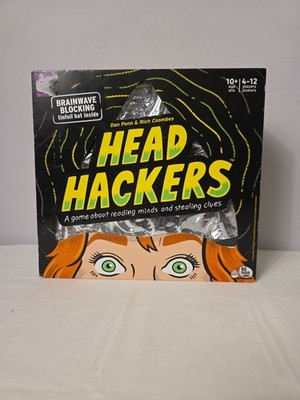 Head Hackers Board Game All about Reading Minds & Stealing Clues Family Fun NIB