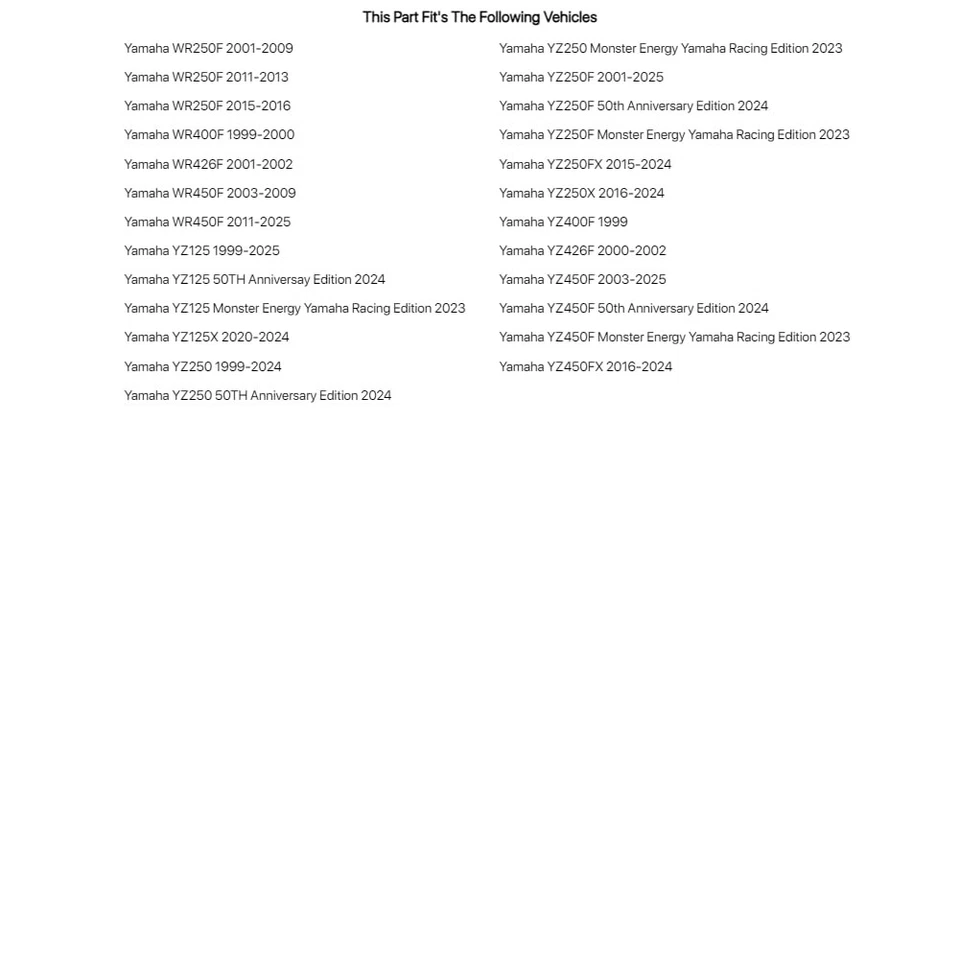 Tusk Impact Wheel Bearing and Seal Kit - Rear For YAMAHA YZ250X 2016-2023 - Image 4 of 4