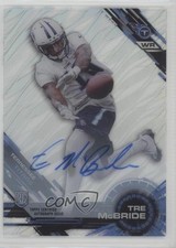 2015 Topps High Tek Pattern 1 Grass/Waves Auto Tre McBride #56 Auto 2j6