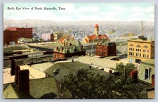 Birdseye View of North Knoxville Tennessee TN 1910 Postcard