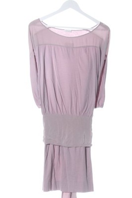 CHEART Tunikabluse Damen Bluse Gr. DE 40 pink Casual-Look