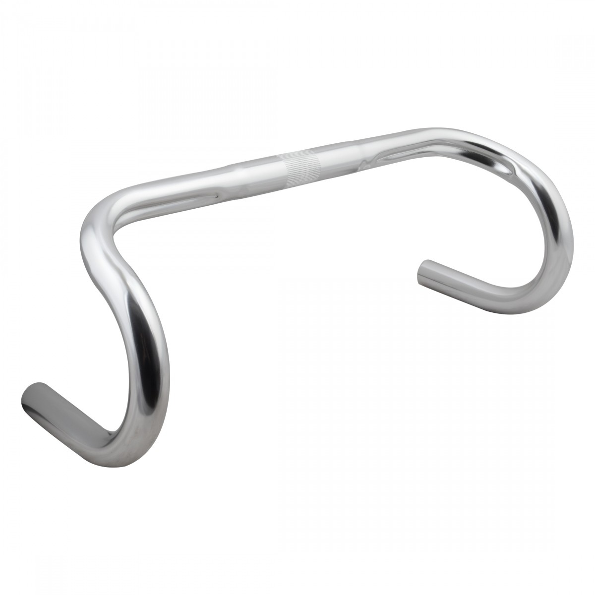 Pure Cycles Alloy Drop Bars - 25.4mm Clamp, 400mm Length, Silver Aluminum