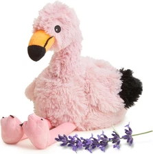 Warmies  Heatable Lavender Scented Flamingo Cozy Stuffed Animal Plush  10"