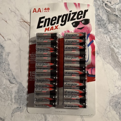 #ad Energizer MAX E91TP224 AA Batteries Pack 48 NEW SEALED EXP 12 2040 $24.99