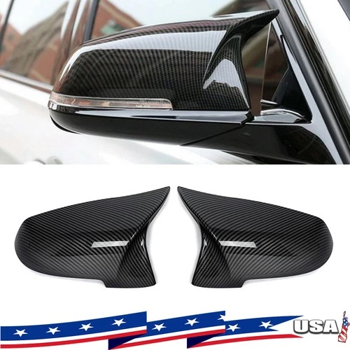 M5 Style Carbon Fiber Side Mirror Cover Caps BMW 6 Series F06 F12 F13 2013-2016