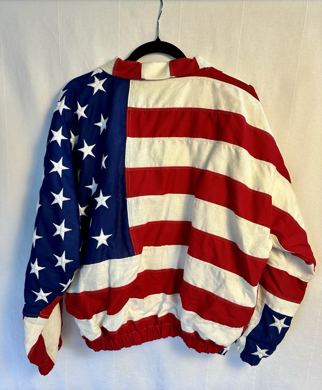 Vintage American Flag USA Jacket – Limited Edition – Made in USA – Size Large - second product detail image