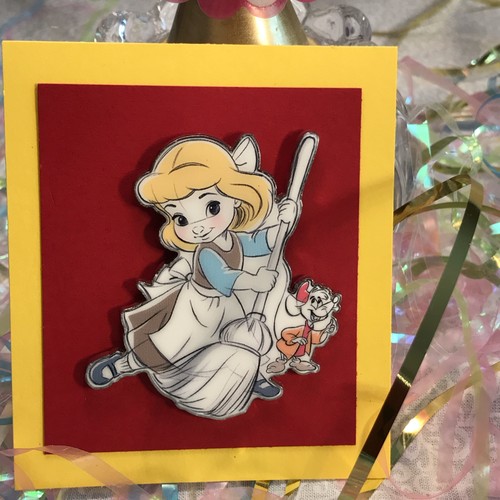 Disney Disneyland Animators’ Cinderella Sweeping With Jaq Pin