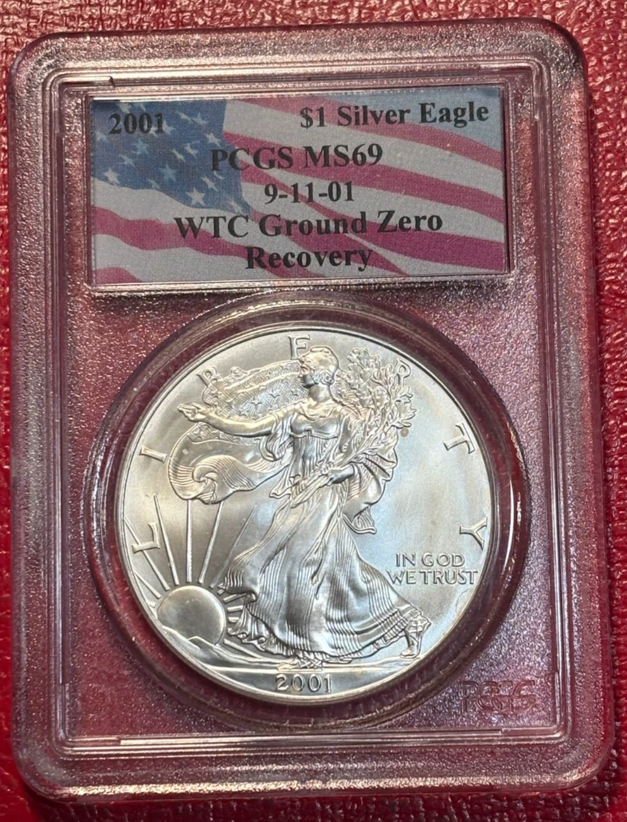 American Eagle MS 69 Graded 2001 Silver Bullion Coins for sale | eBay