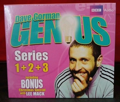 Dave Gorman Genius: Series 1, 2, 3 & The Christmas CD-Audio New Sealed