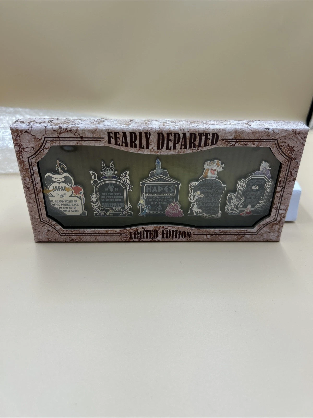 Disney Fearly Departed LE 2000 pin set of 5