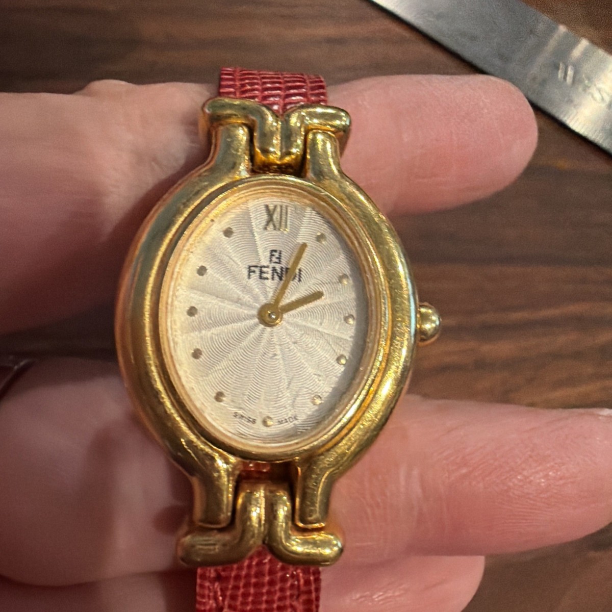 FENDI watch ladies 640L chameleon gold red Fendi,19562 | eBay