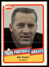 1989 Swell Greats Jim Taylor #78 Green Bay Packers